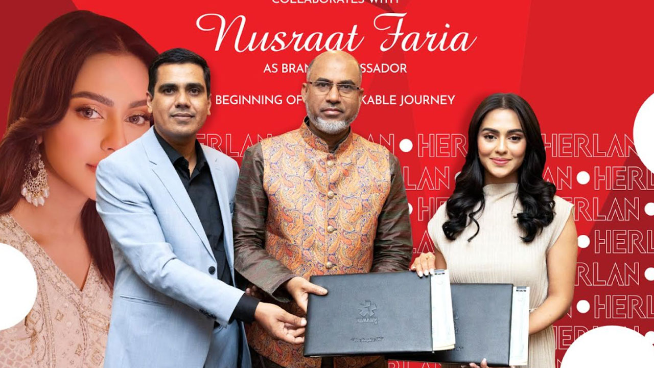Nusrat Faria for Herlan Cosmetics